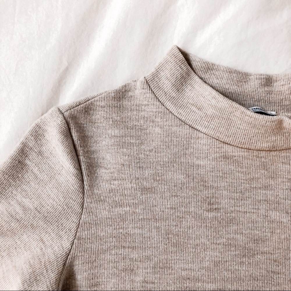 Zara Mock Neck Top